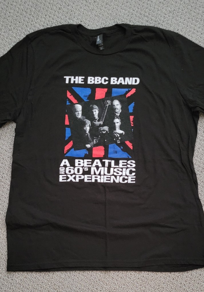 Beatles BBC Band Event T-Shirt 2XL Black NEW