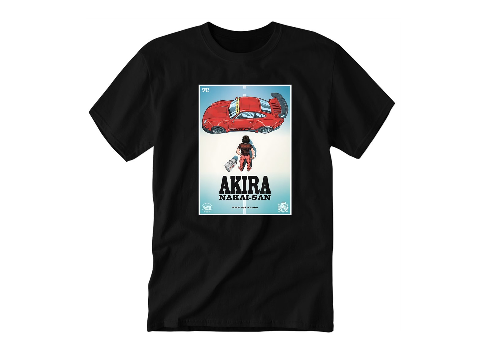 Nakai-San RWB 993 Kabuto Anime Art | Youth & Adult Unisex Tee Tshirt