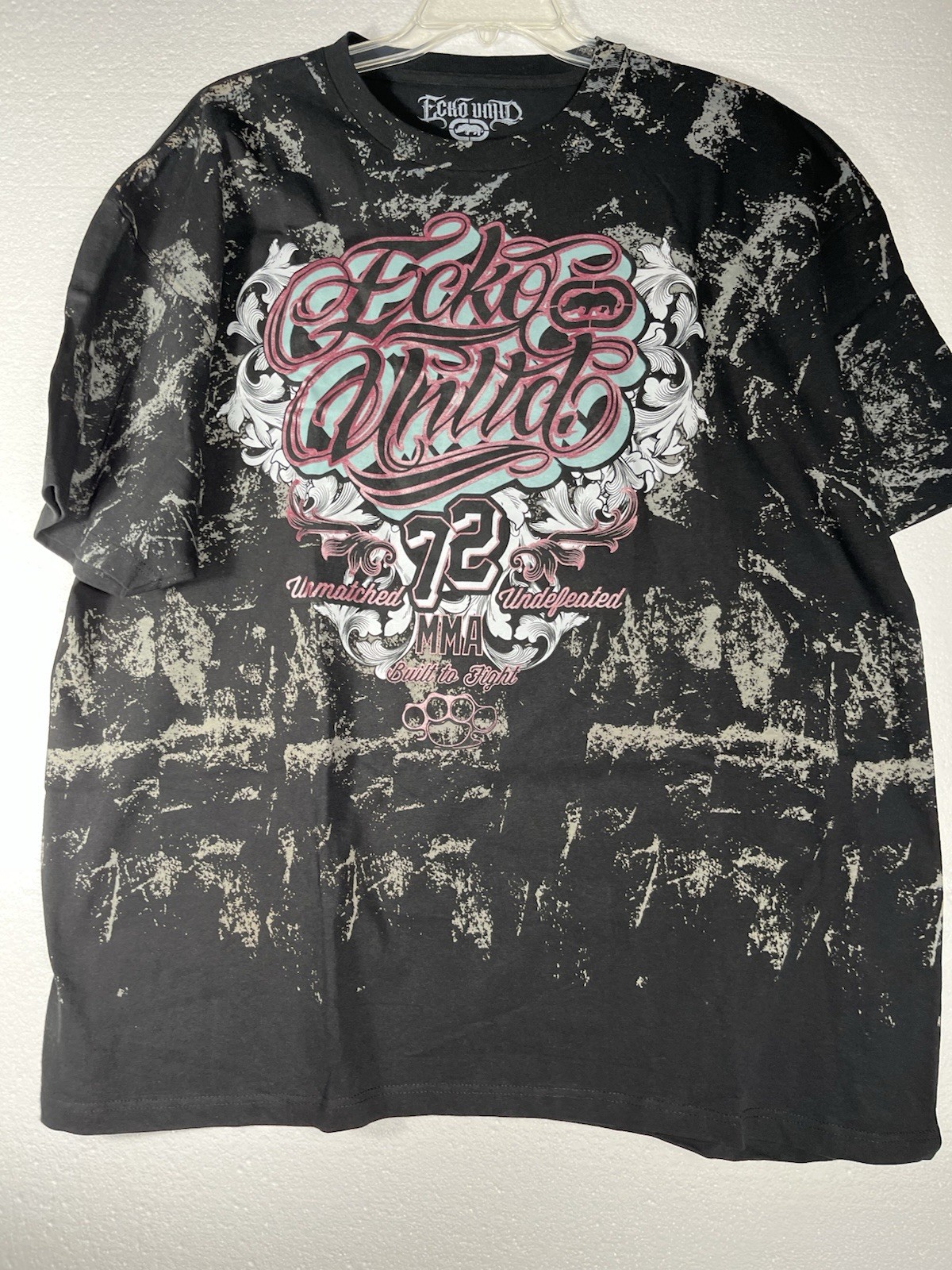 Echo Units 3X Large Men Black T-Shirts Cotton With ￼Design At The Front ￼