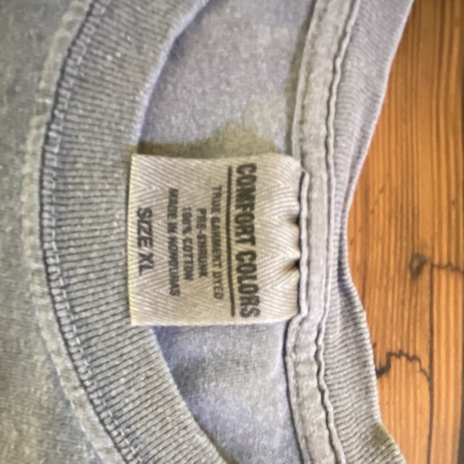 Comfort Colors Men&rsquo;s XL Light Brown Glacier National Park Cotton T-Shirt