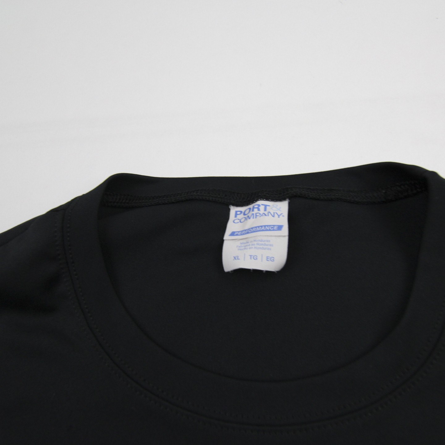 Port & Company Short Sleeve Shirt Men&rsquo;s Black Used XL