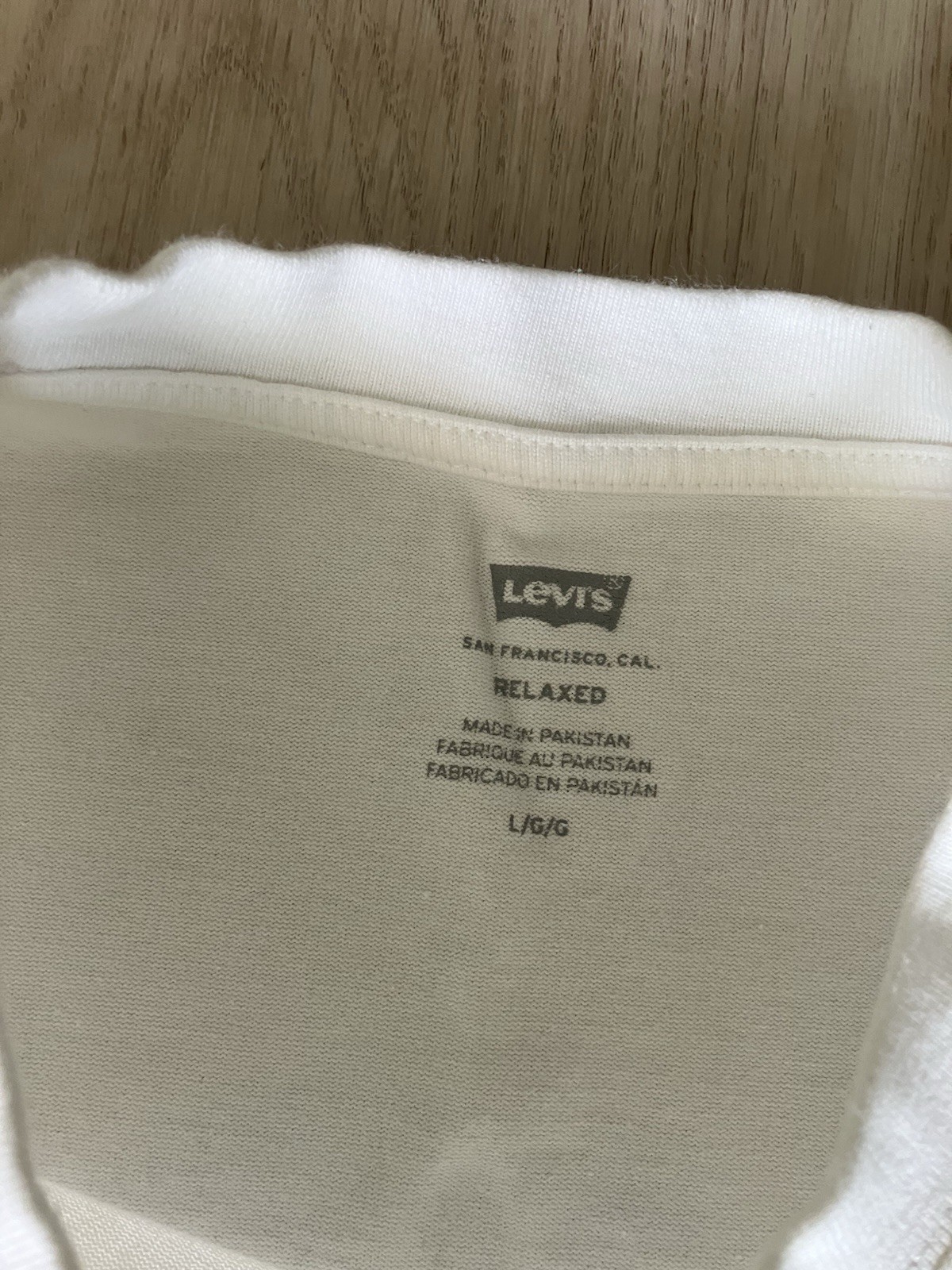 Levis Minimalist A Dream State White T-shirt Smiley Face Mens L Relaxed Fit