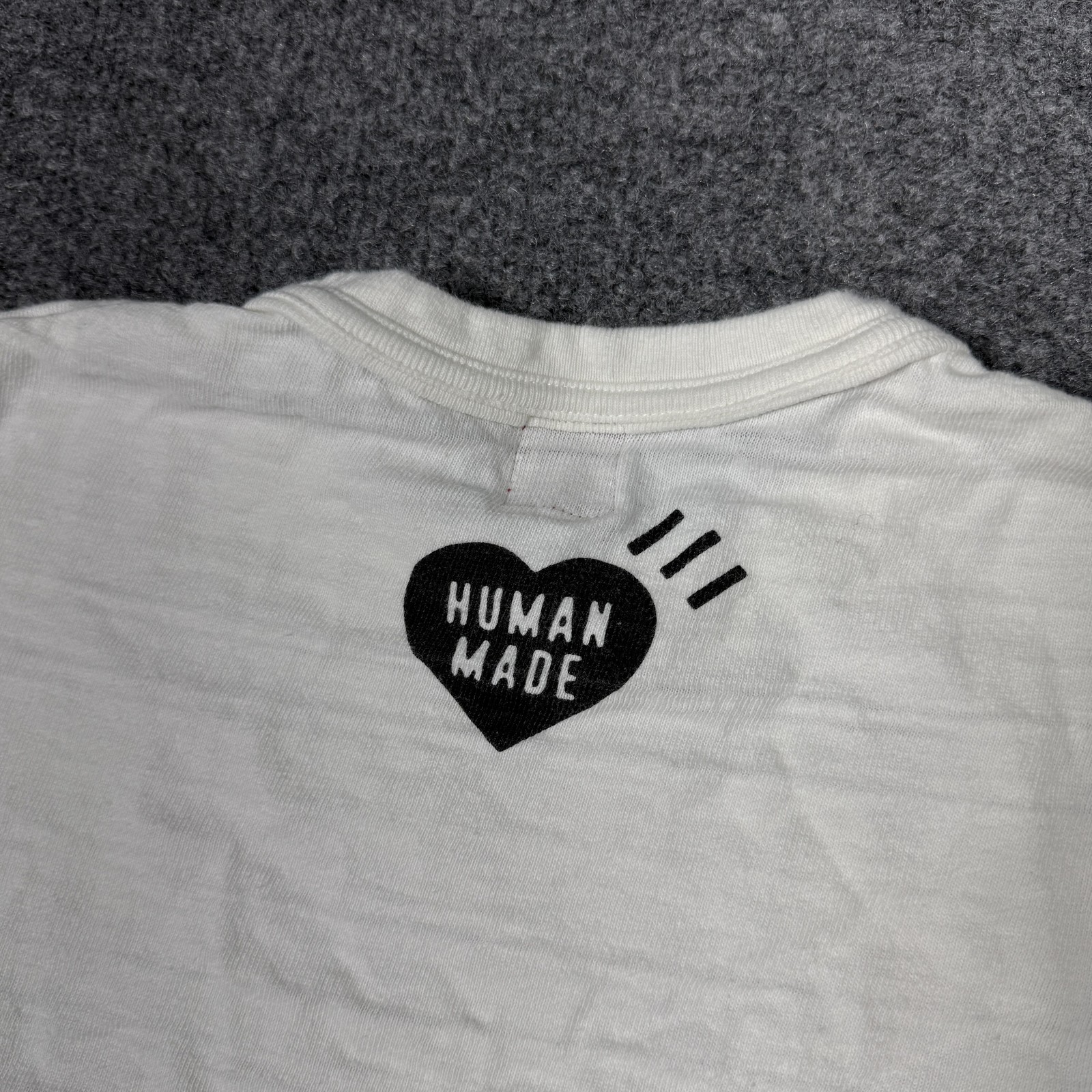 Human Made Shirt Mens Small White Bear Graphic Made In Japan Streetwear Tee