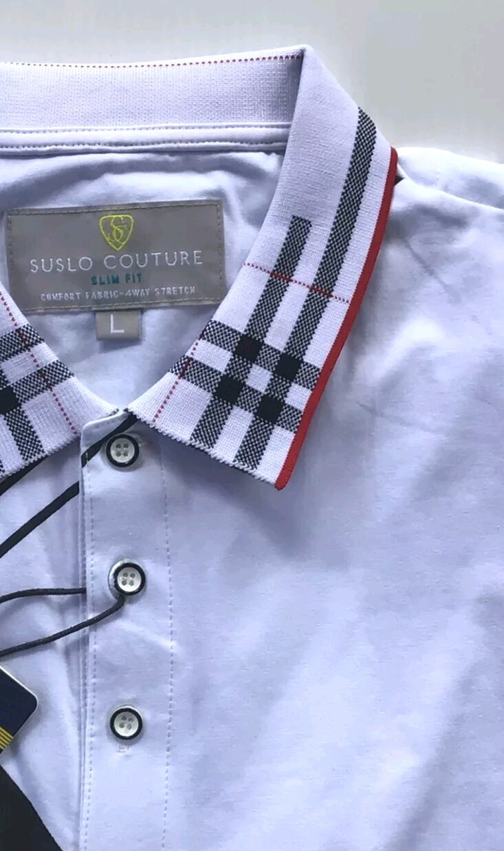 Men&rsquo;s Luxurious Polo Shirt,Italian Style,Stretch S to 2XL…A17.A