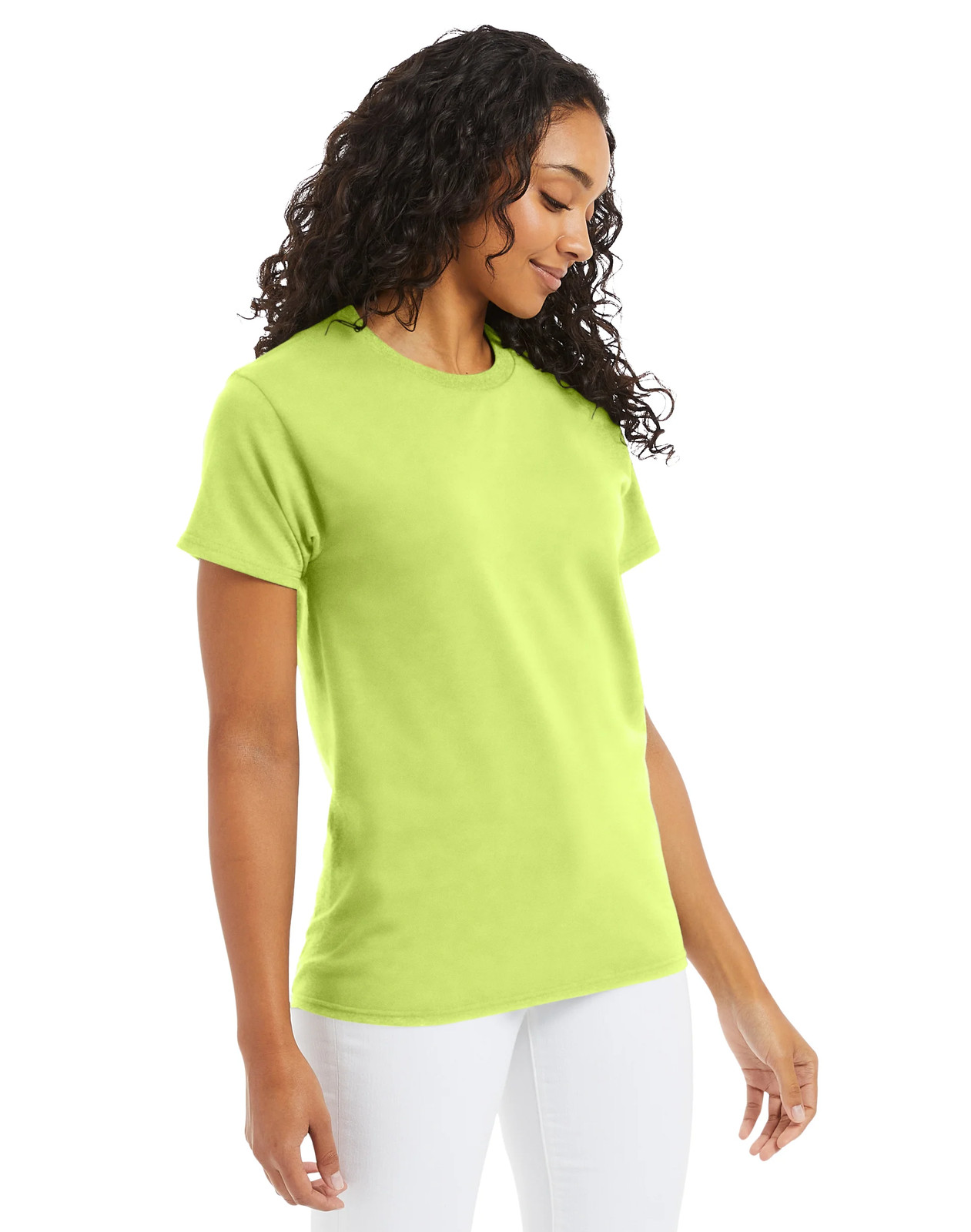 Hanes Mens T-Shirt Short Sleeve ComfortBlend EcoSmart Crewneck Plain Blank S-4XL