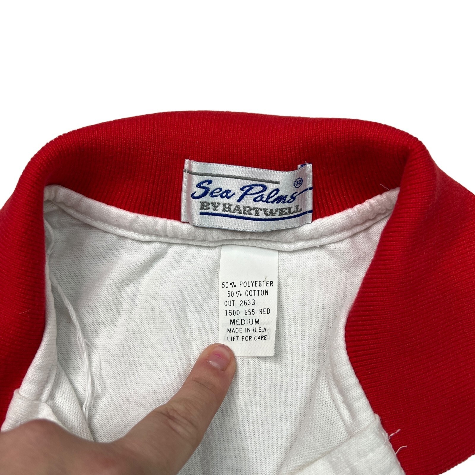 Vintage 80s Mississippi Motorplex Race Cars AOP Polo Shirt White Red Medium
