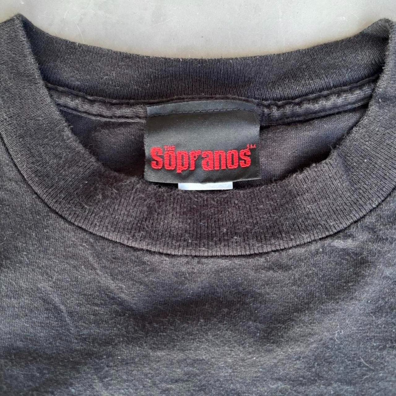 Vintage 2002 The Sopranos HBO TV Show Promo Tee Size XL Made In USA