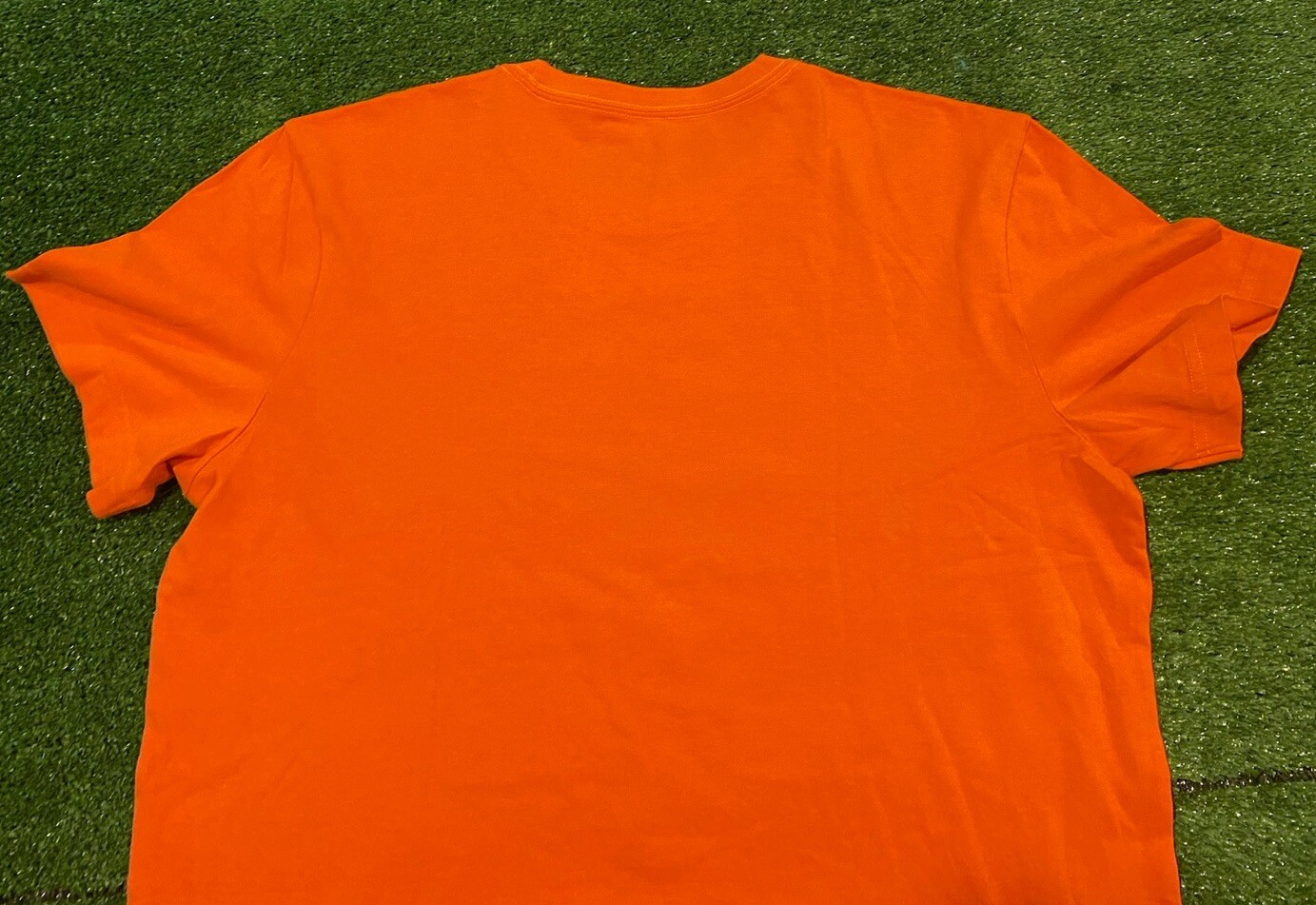 Mens Life is Good Buck Buck Moose tshirt large orange hunting crusher tee