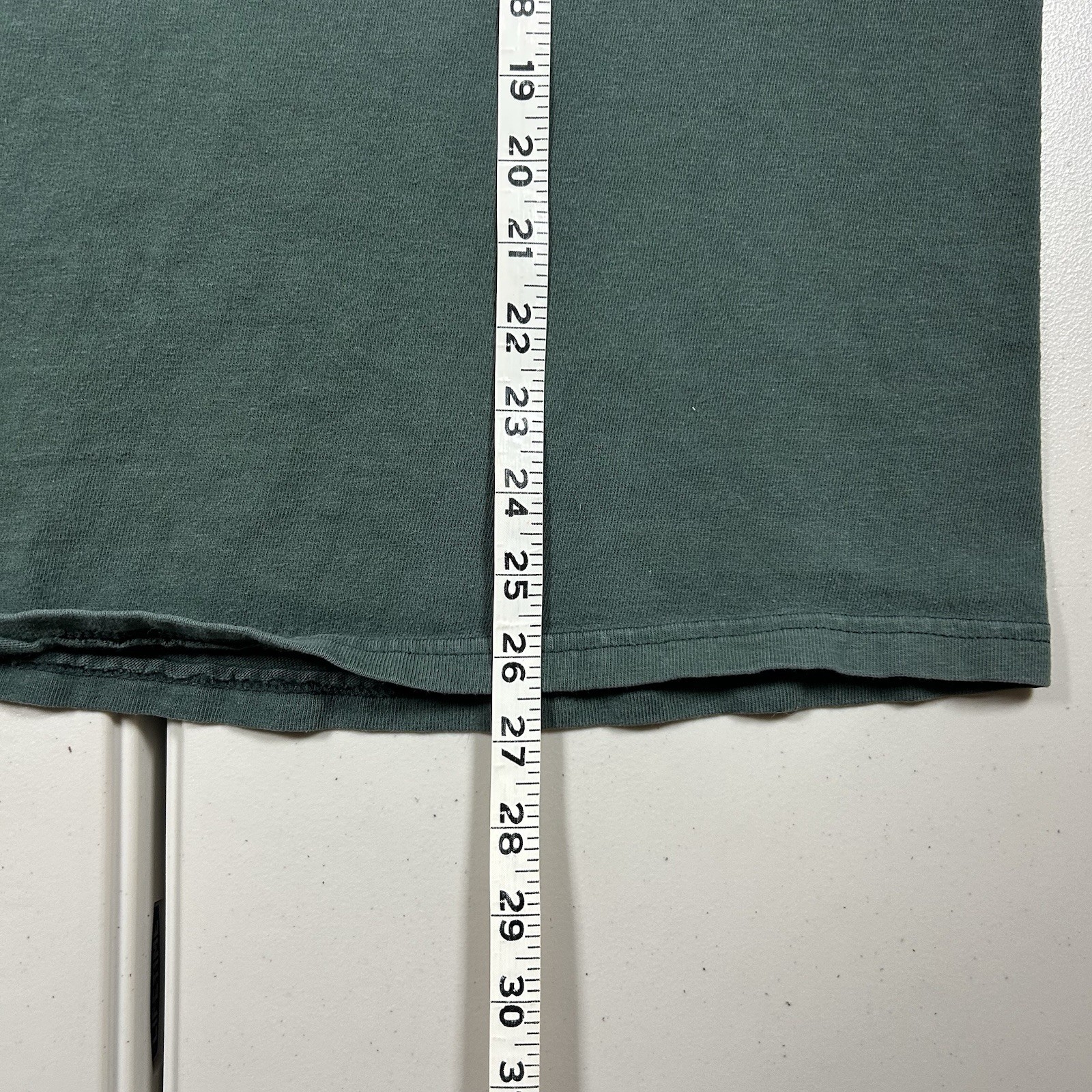 Vintage Champion Shirt Blank Green Logo Graphic Men&rsquo;s Large Sun Faded Streetwear