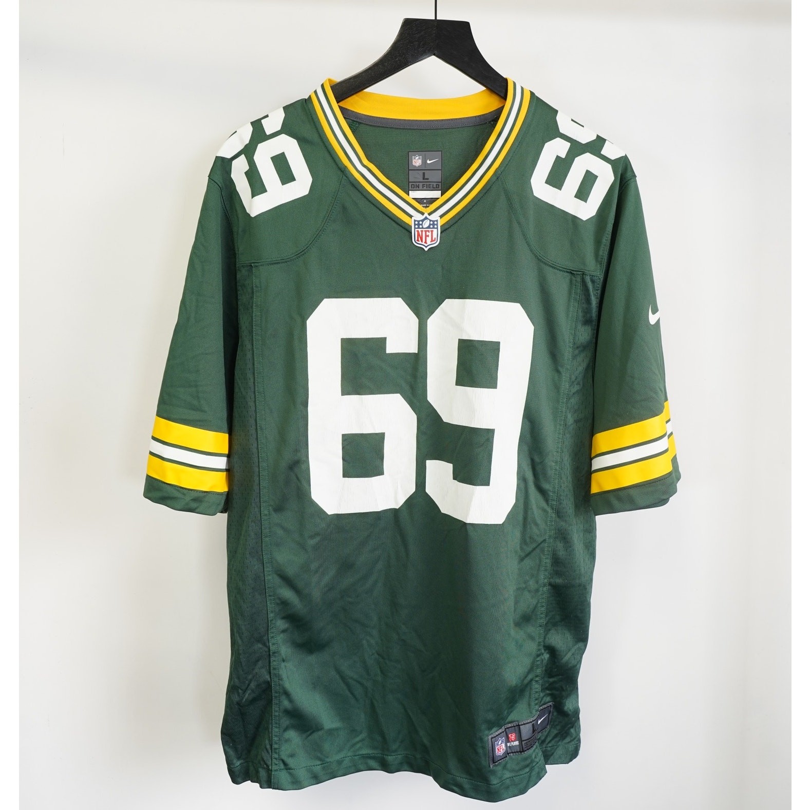 Nike Green Bay Packers David Bakhtiari Football Jersey Mens L NFL On Field Green