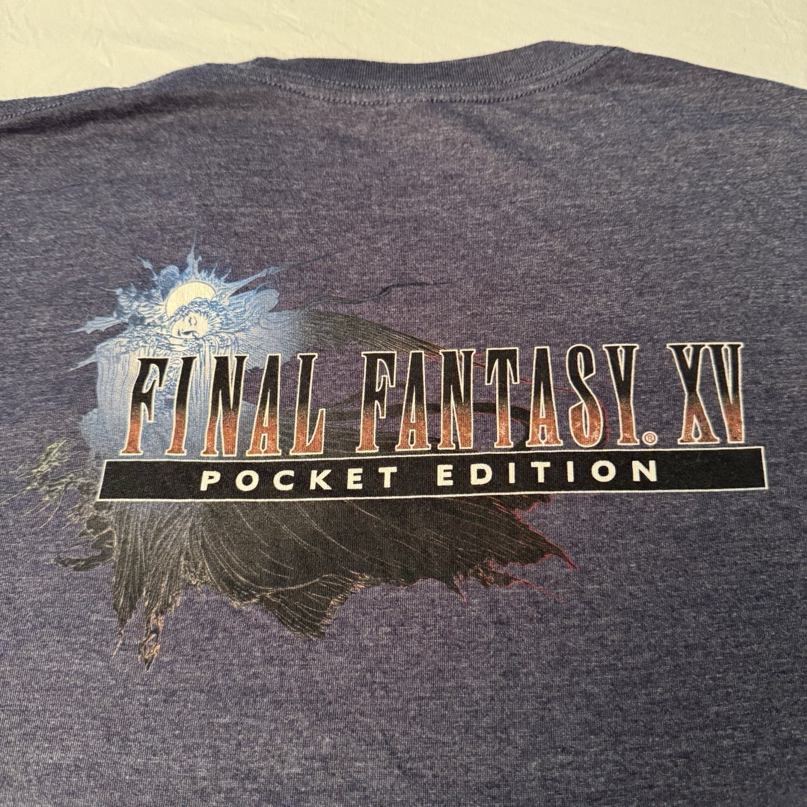 RaRE! Final Fantasy XV Pocket Edition Promo T Shirt Size Medium Tetsuya Nomura