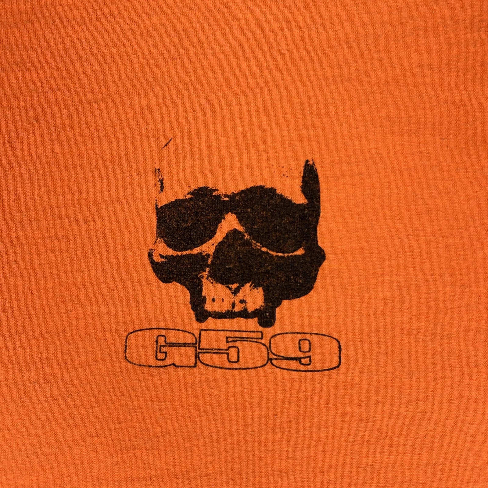 G59 Records Shirt Mens 2XL Orange Skull Hip Hop Punk Rap Tee Suicideboys Merch