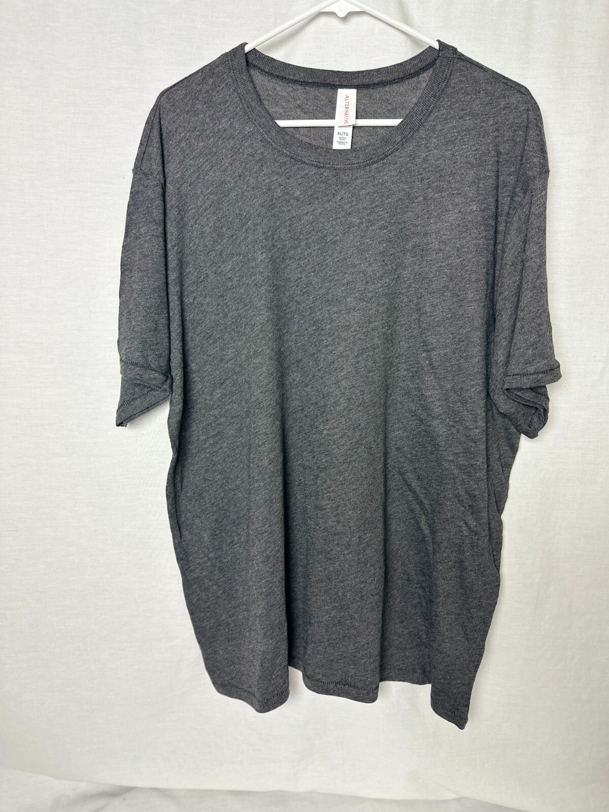 Men&rsquo;s Alternative Apparel The Keeper SS Tee Charcoal Heather -Vintage Soft Blend
