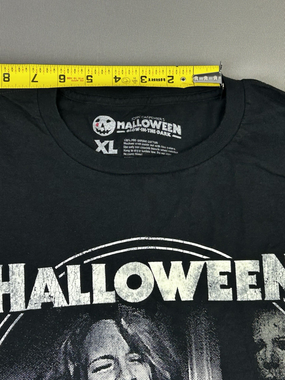 Halloween Glow In The Dark Men’s XL Fright Rags Graphic Tee Shirt NEW
