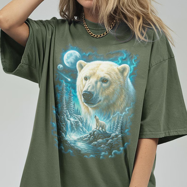Vintage Polar Bear Comfort Tee