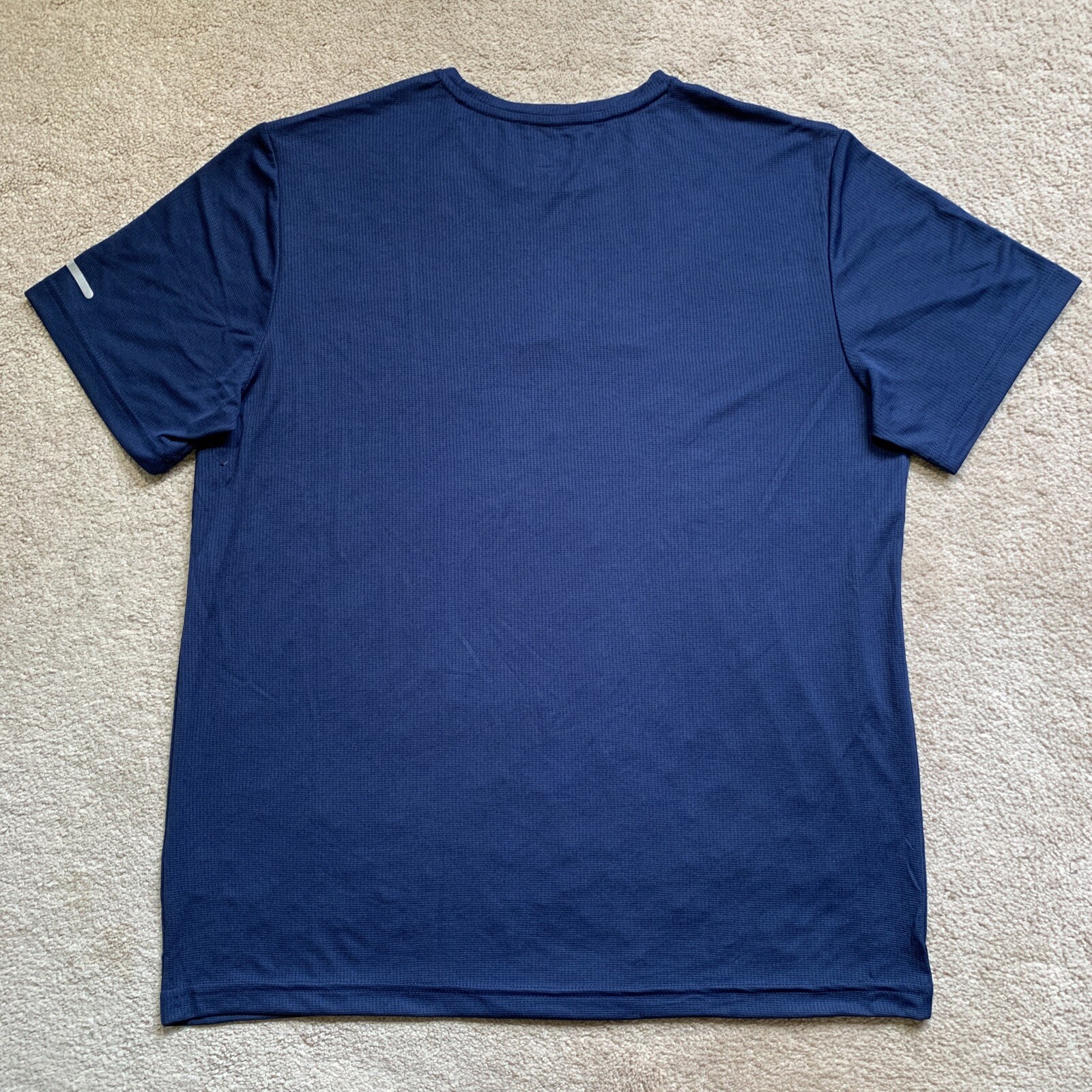NEW AW DriWorks RED WHITE & BOOZY Performance T Shirt Tee NAVY BLUE LARGE MS $40