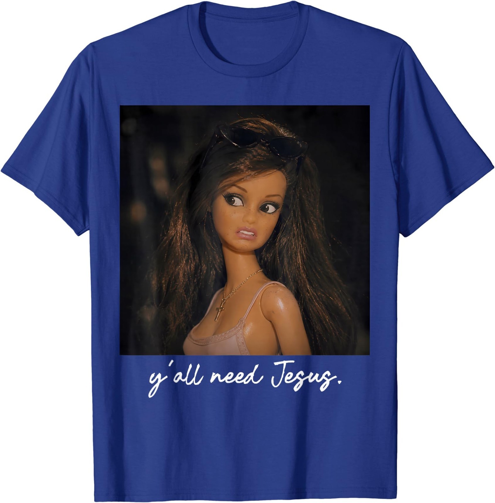 Ya&rsquo;ll Need Jesus Disgusted Face Christian Funny T-Shirt