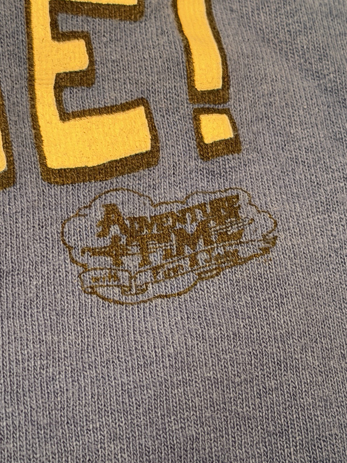 Vintage Adventure Time What Time Is It T Shirt Size M Blue Fun Retro Ships Fast