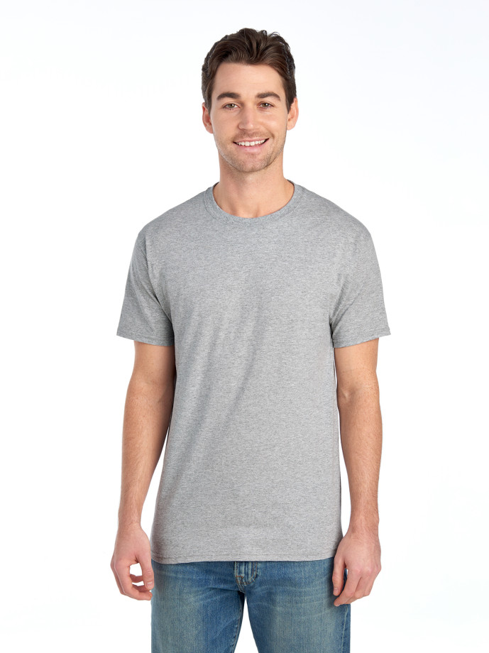 Fruit Of The Loom Active Wear Unisex T Shirt Athletic Heather HD Cotton Unisex