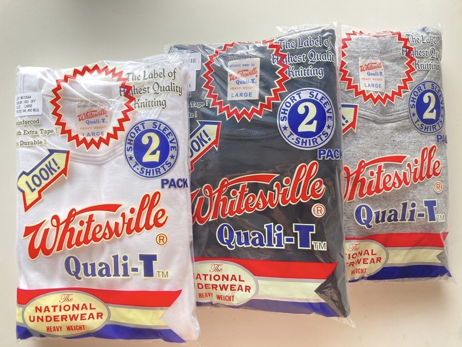 WHITESVILLE WV73544 T-SHIRT TOYO (2 items included in 1 pack)