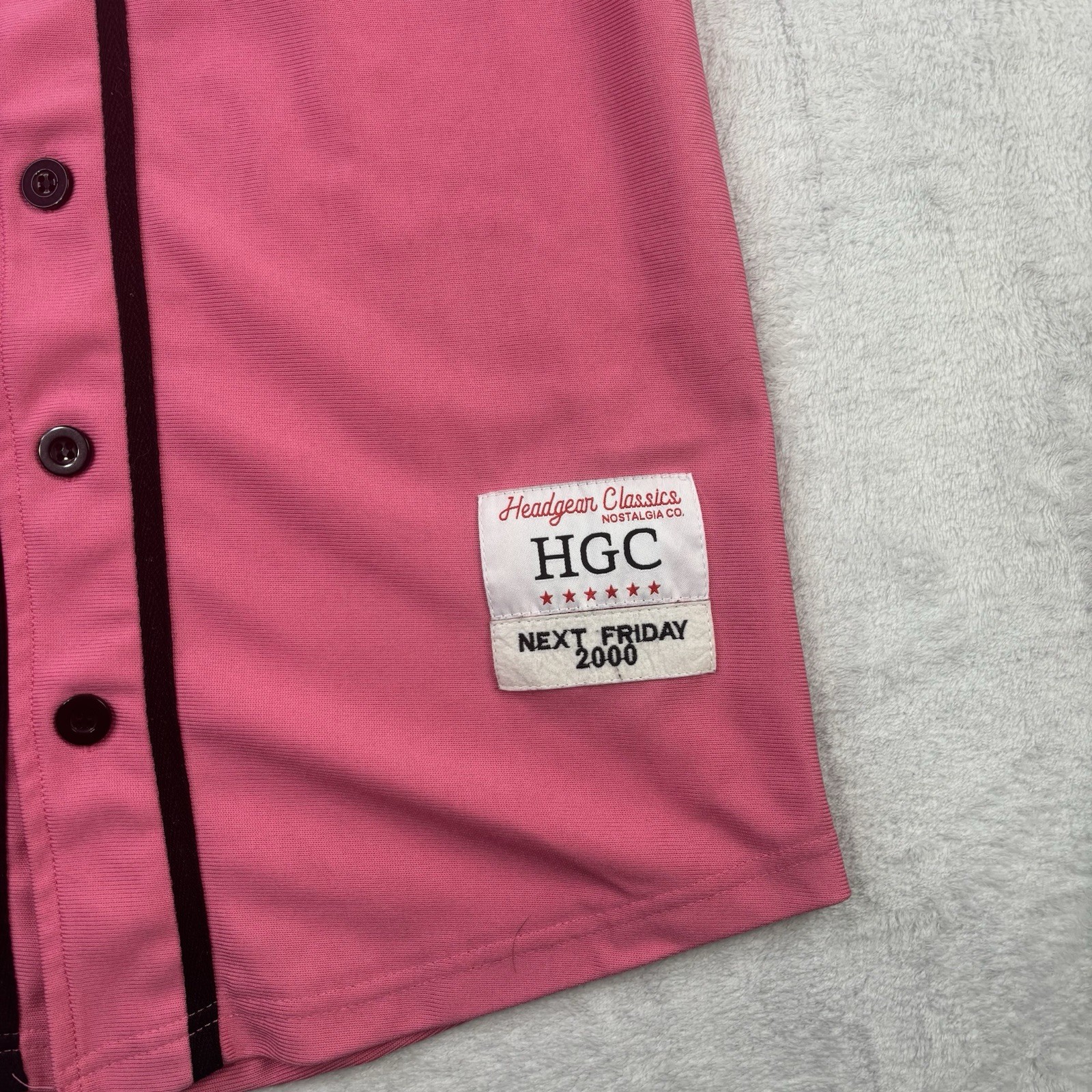 Headgear Classics Pinkys Next Friday 2000 Day-Day Pink Jersey Men&rsquo;s Small