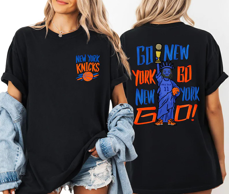 Go New York Go Shirt, New York Basketball T-Shirt