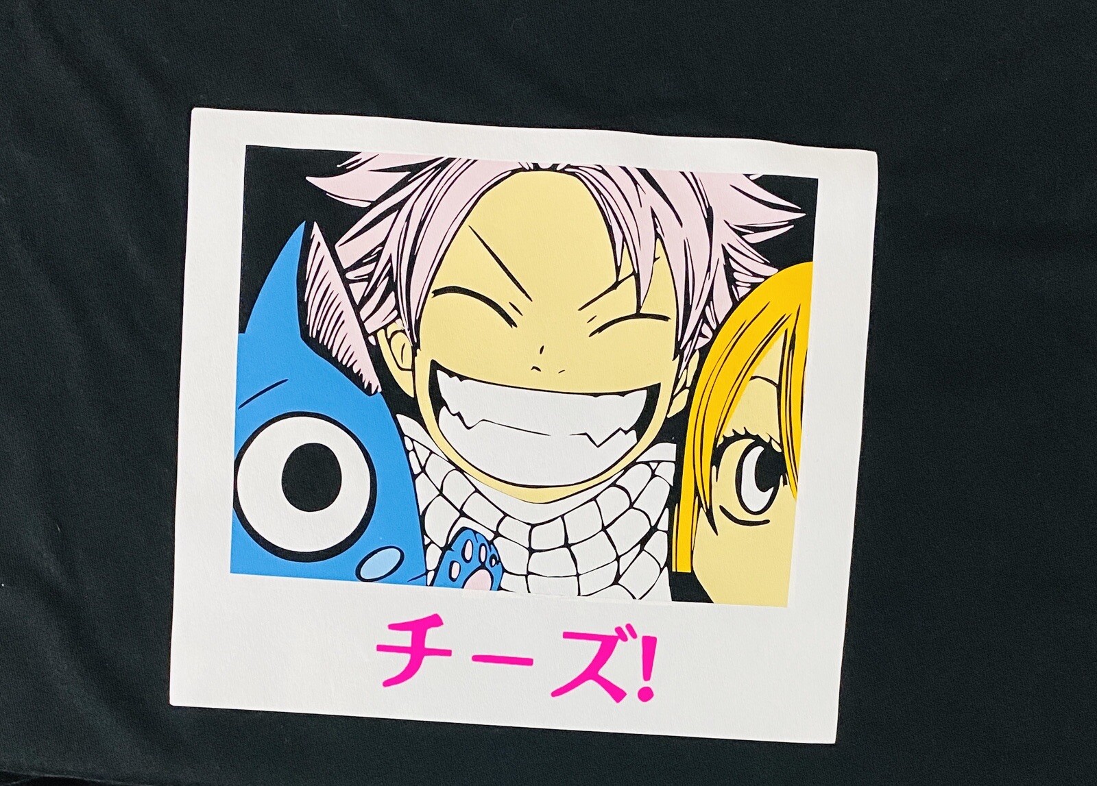 Fairy Tail “Cheese”?T-shirt unisex Anime/Manga Hand Made HTV