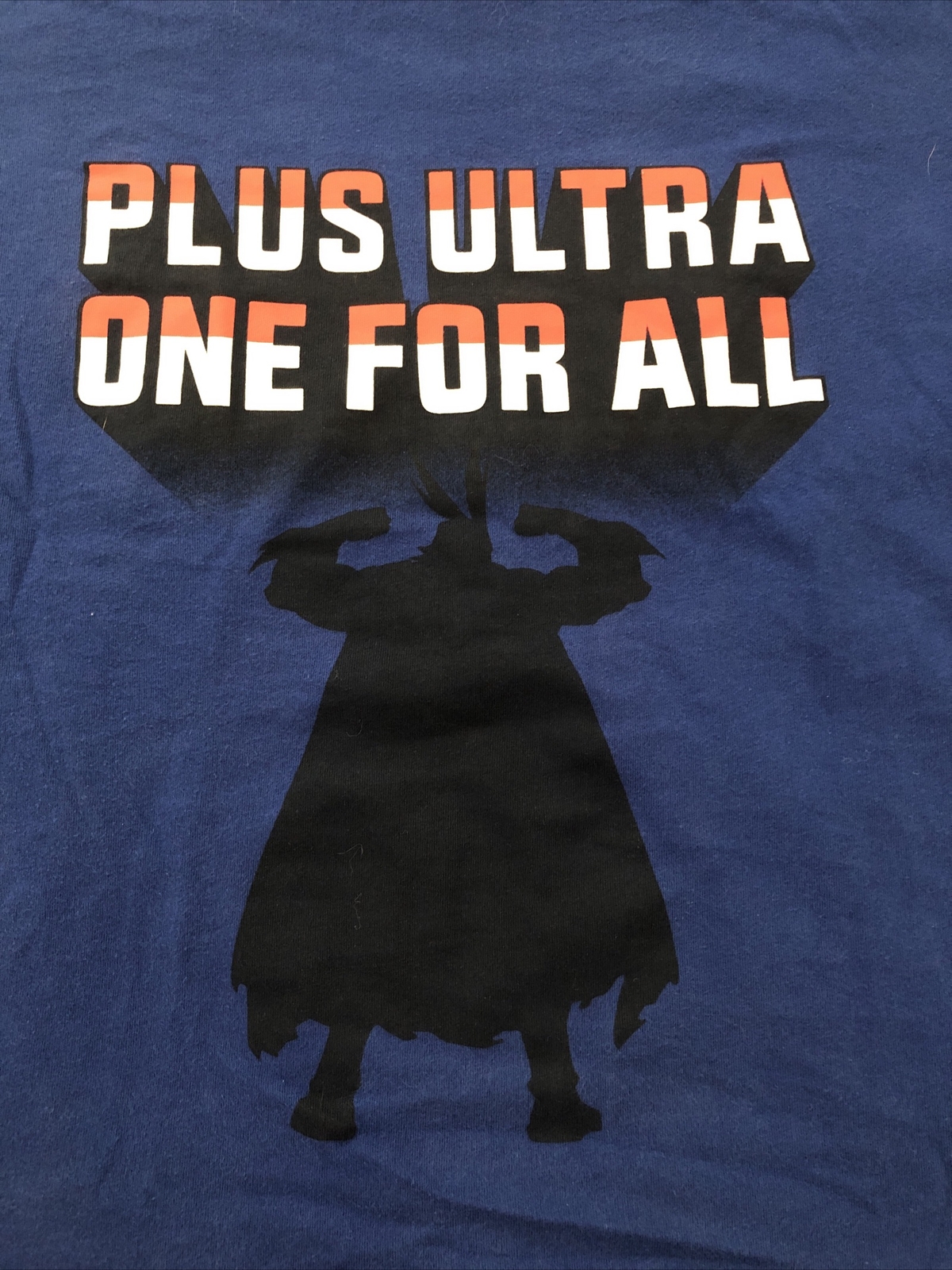 My Hero Academia X Uniqlo Shirt Mens Size Medium Blue Plus Ultra One For All