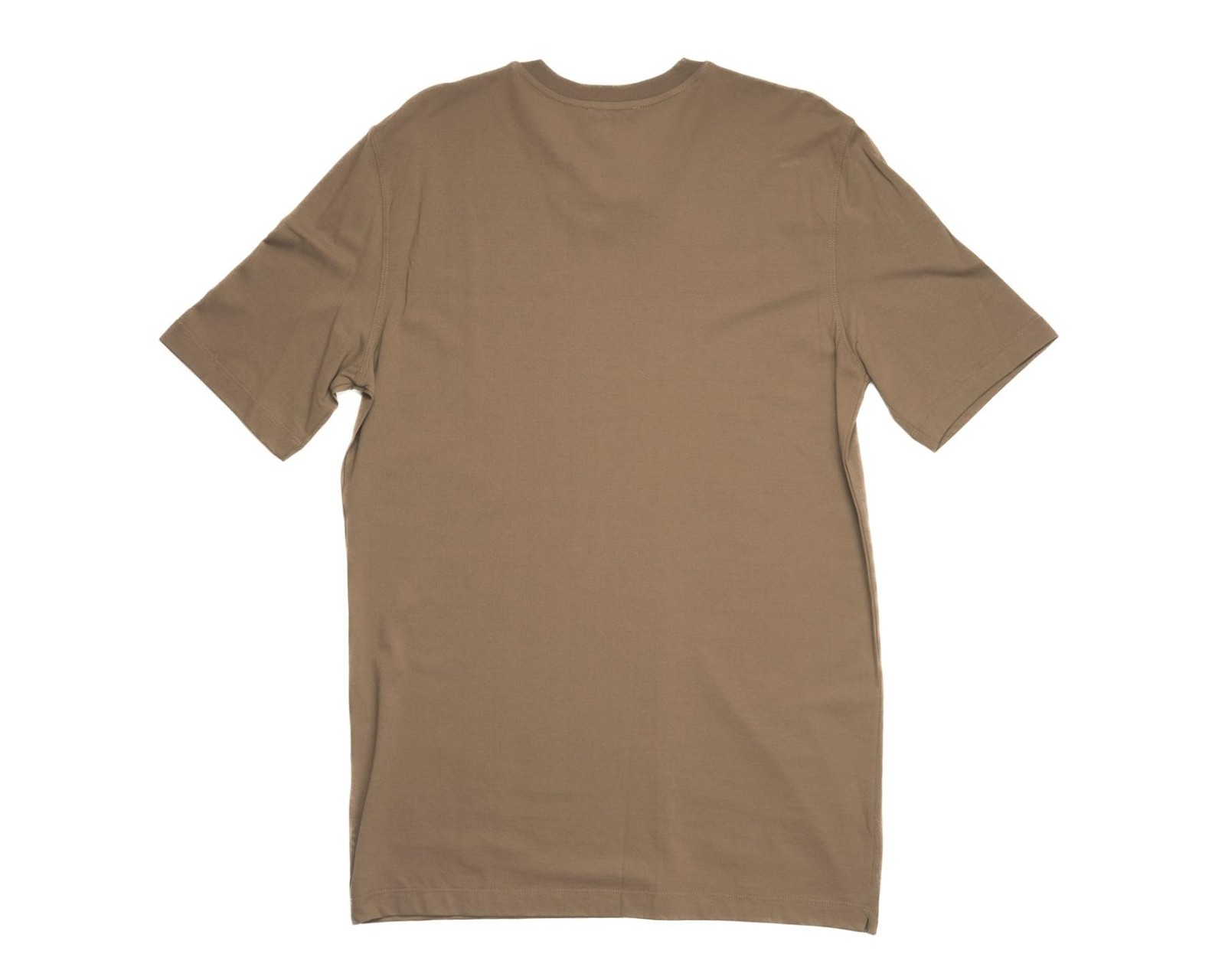 Kired by Kiton NWT $295 Brown Crepe Cotton Short Sleeve Slim T-Shirt XL (54 IT)
