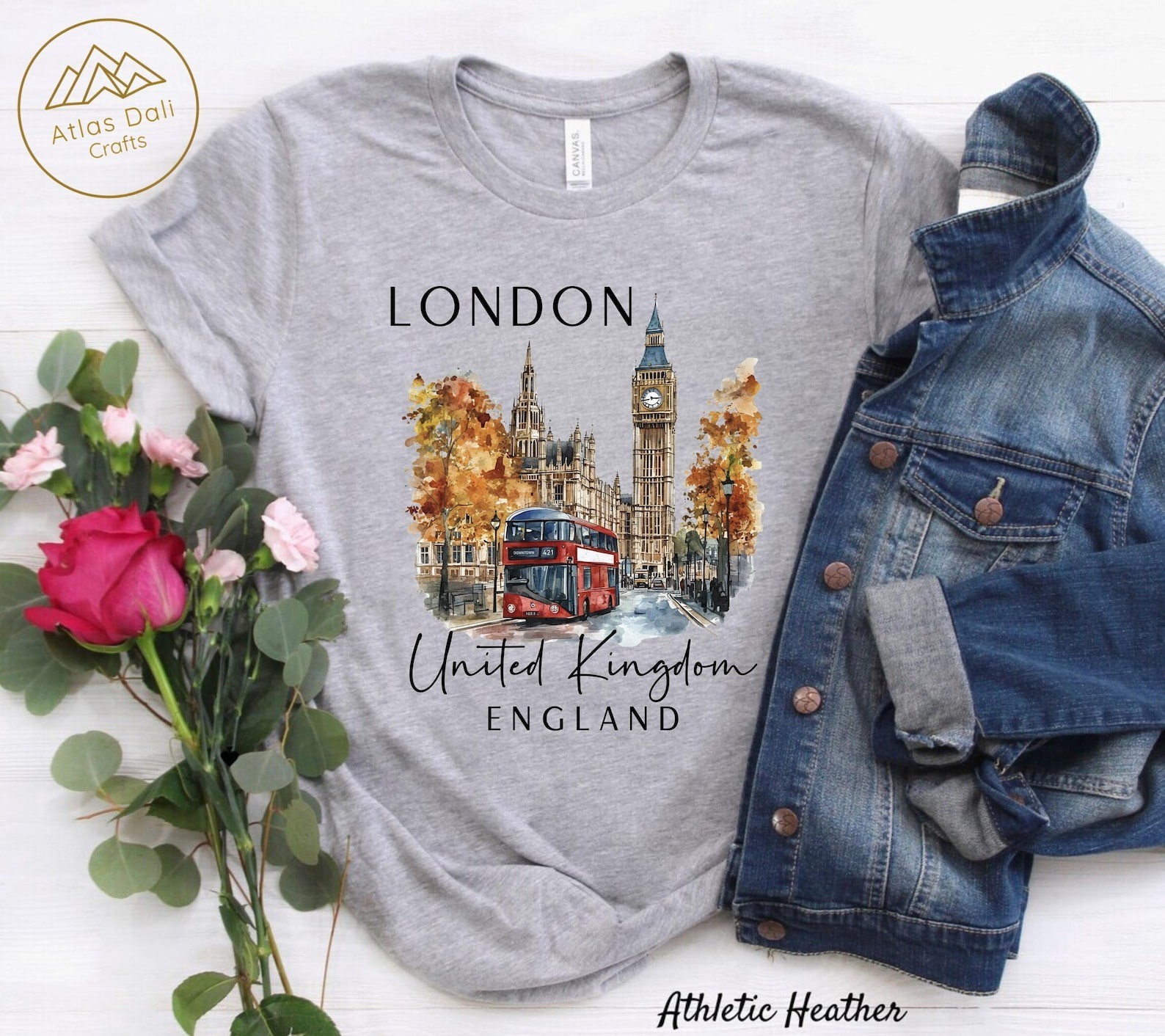 London Unisex Shirt Travel Gift United Kingdom Trip Souvenir Tee