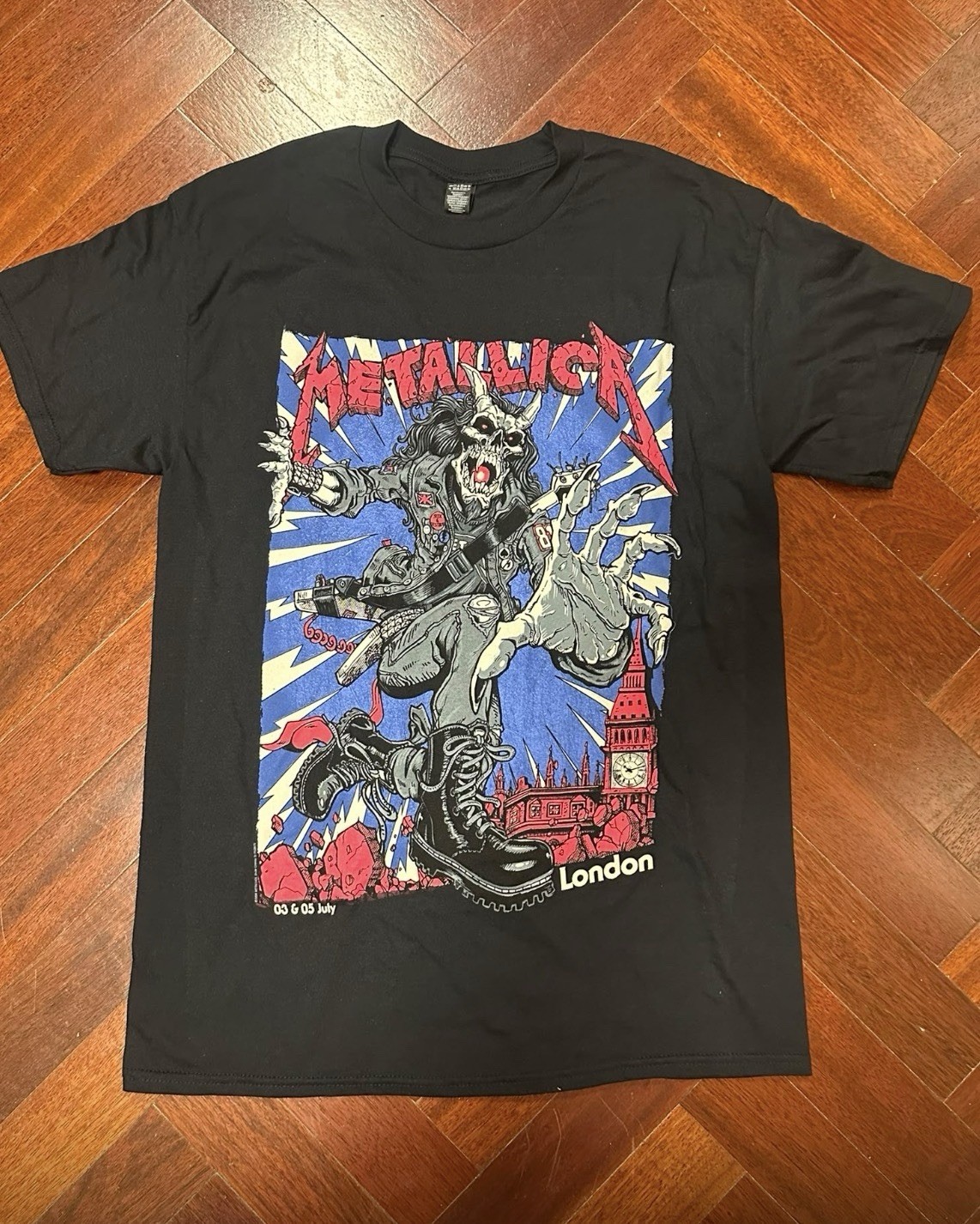 Metallica 2026 M72 Pop Up Store Exclusive London,England Size 2XL