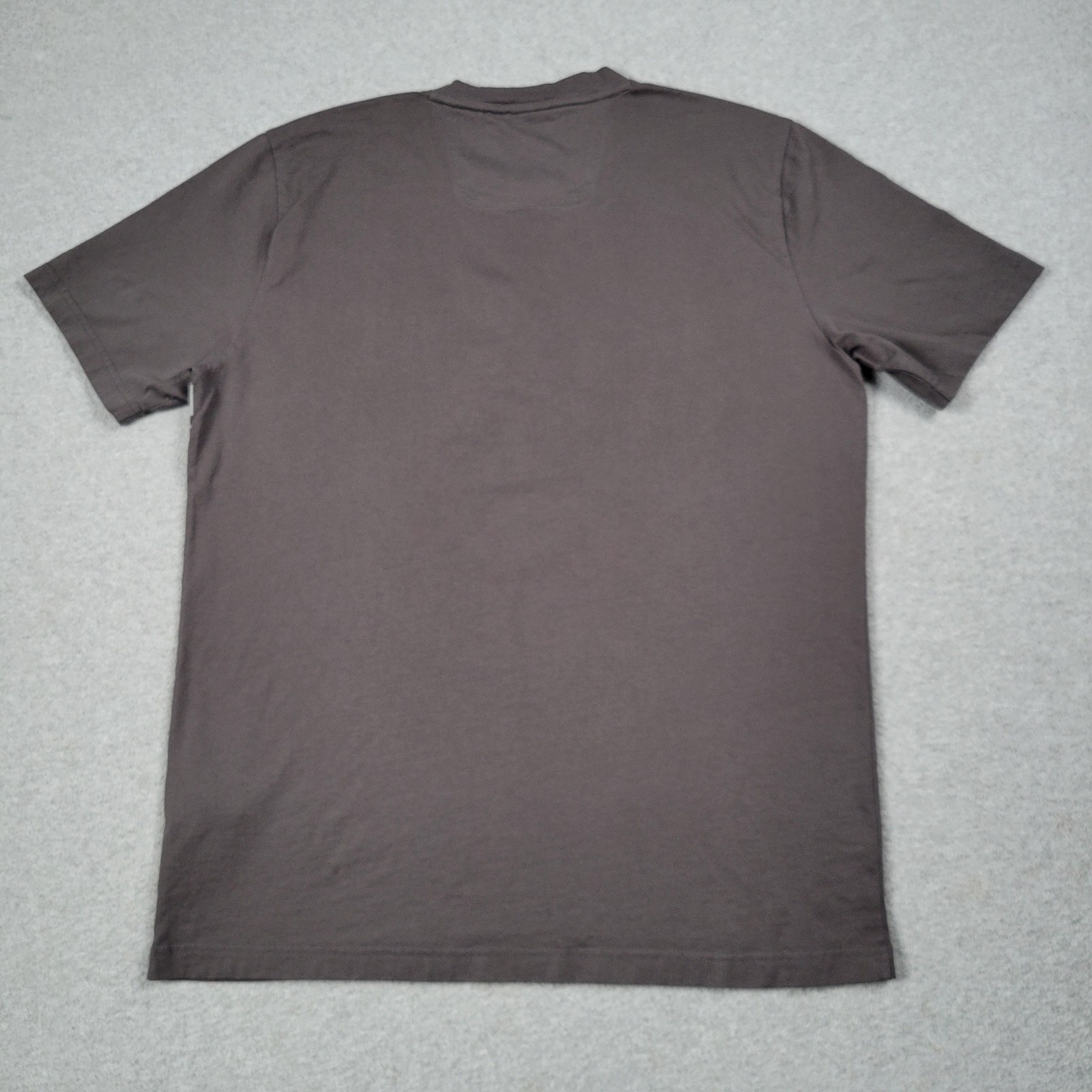 Hugo Boss Shirt Men XL Gray Big Logo Textured Spell Out Luxury Designer Tee