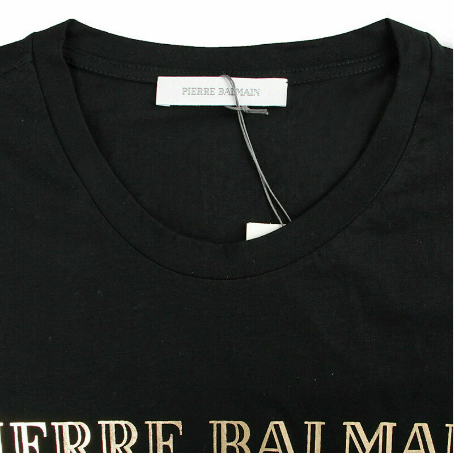 Pierre Balmain Mens Iconic Top Logoshirt Gold Logo Shirt Kurzarm T-Shirt 52 XL
