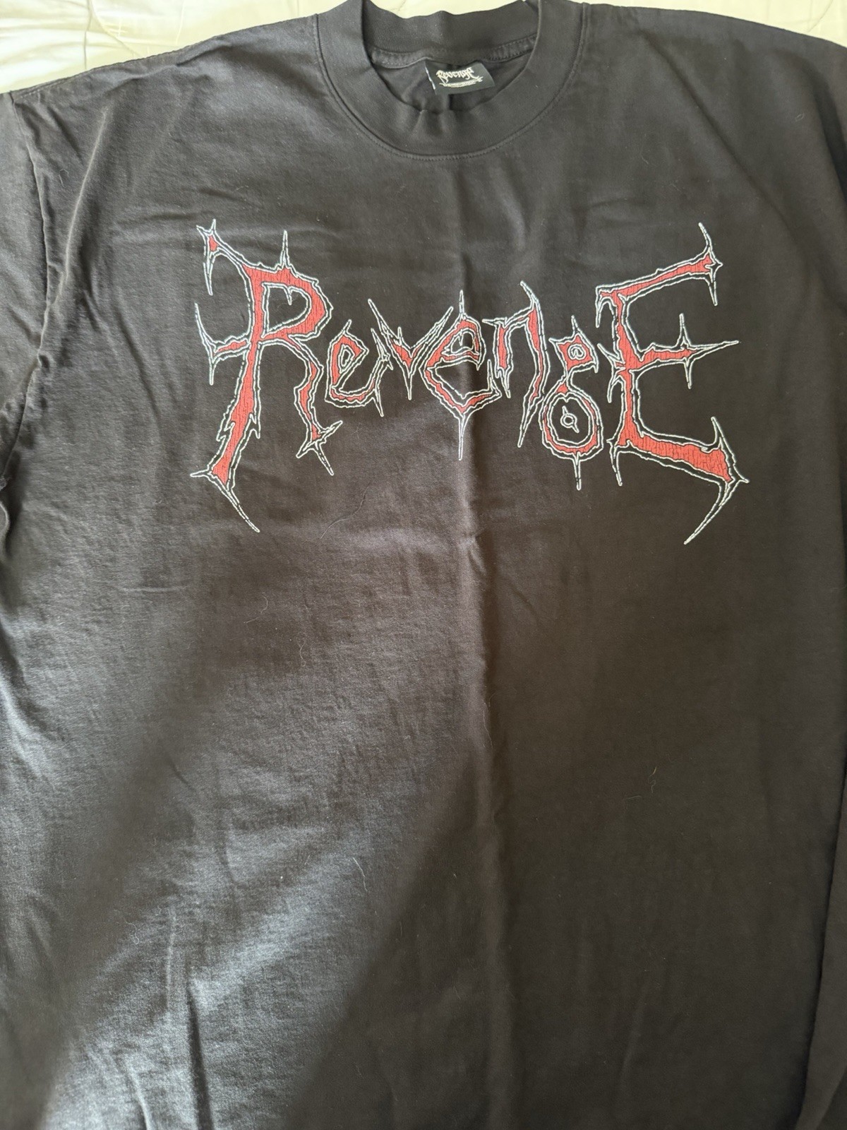 Revenge Death Note Ryuk Graphic Cotton Crew Neck Short Sleeve T-Shirt Black XL