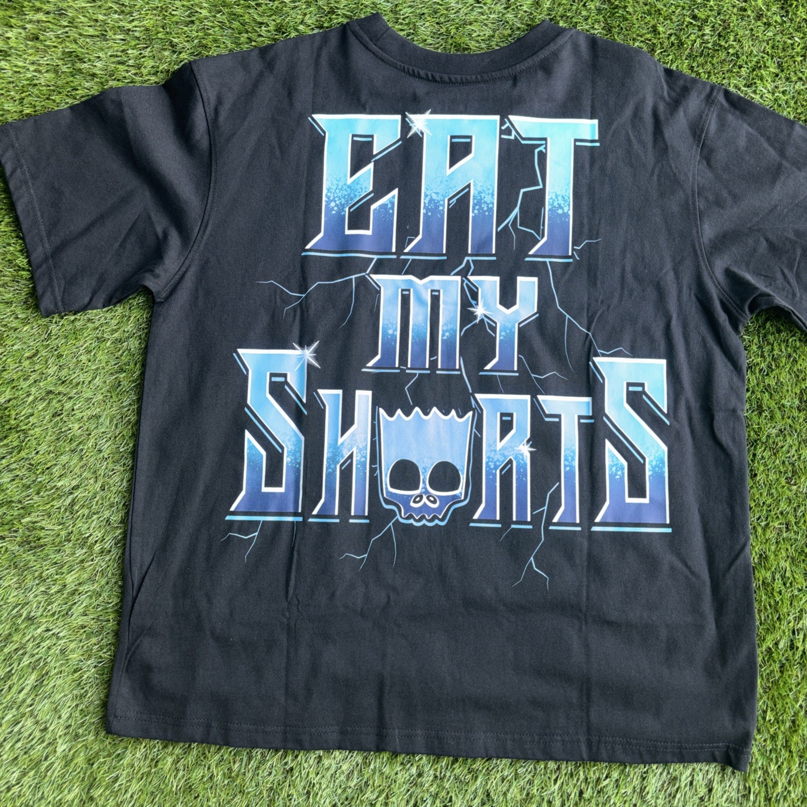 Bart Simpson Shirt Mens Large Black New!!