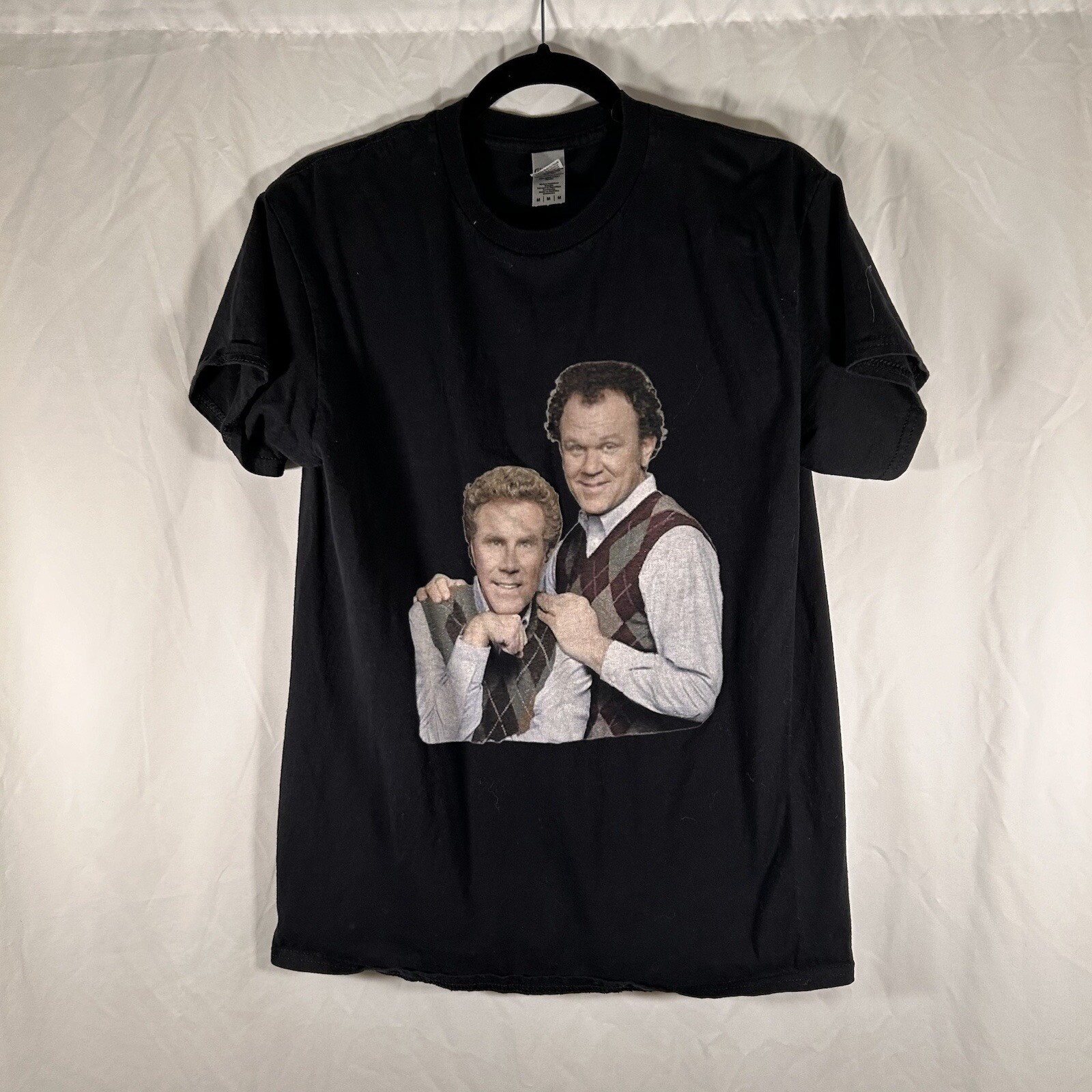 Step Brothers Shirt Men&rsquo;s Medium Black Graphic Print Crew Neck Short Slv Gildan