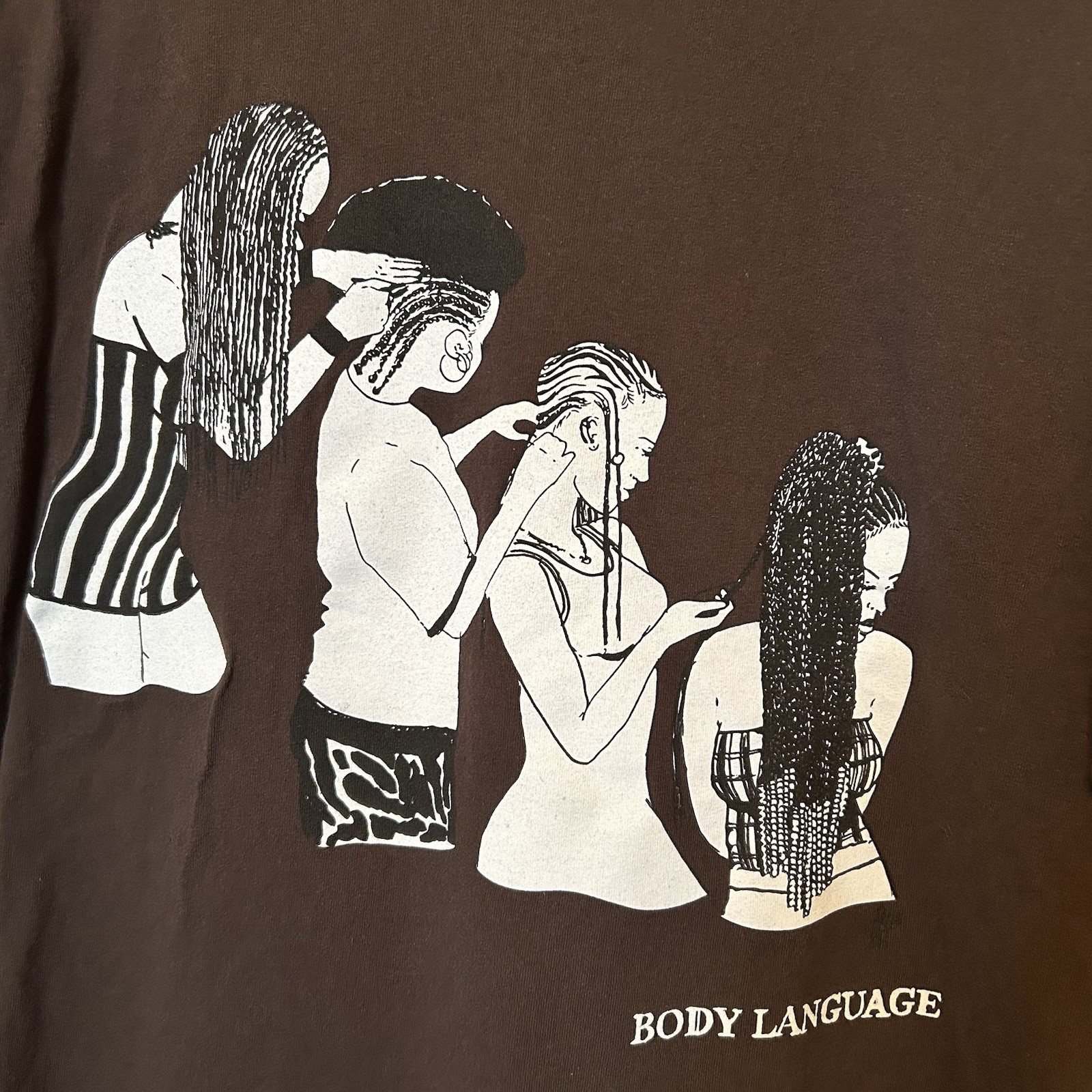 Big Sean Detroit 2 Body Language Shirt XL Braids Hip Hop Hair BG46