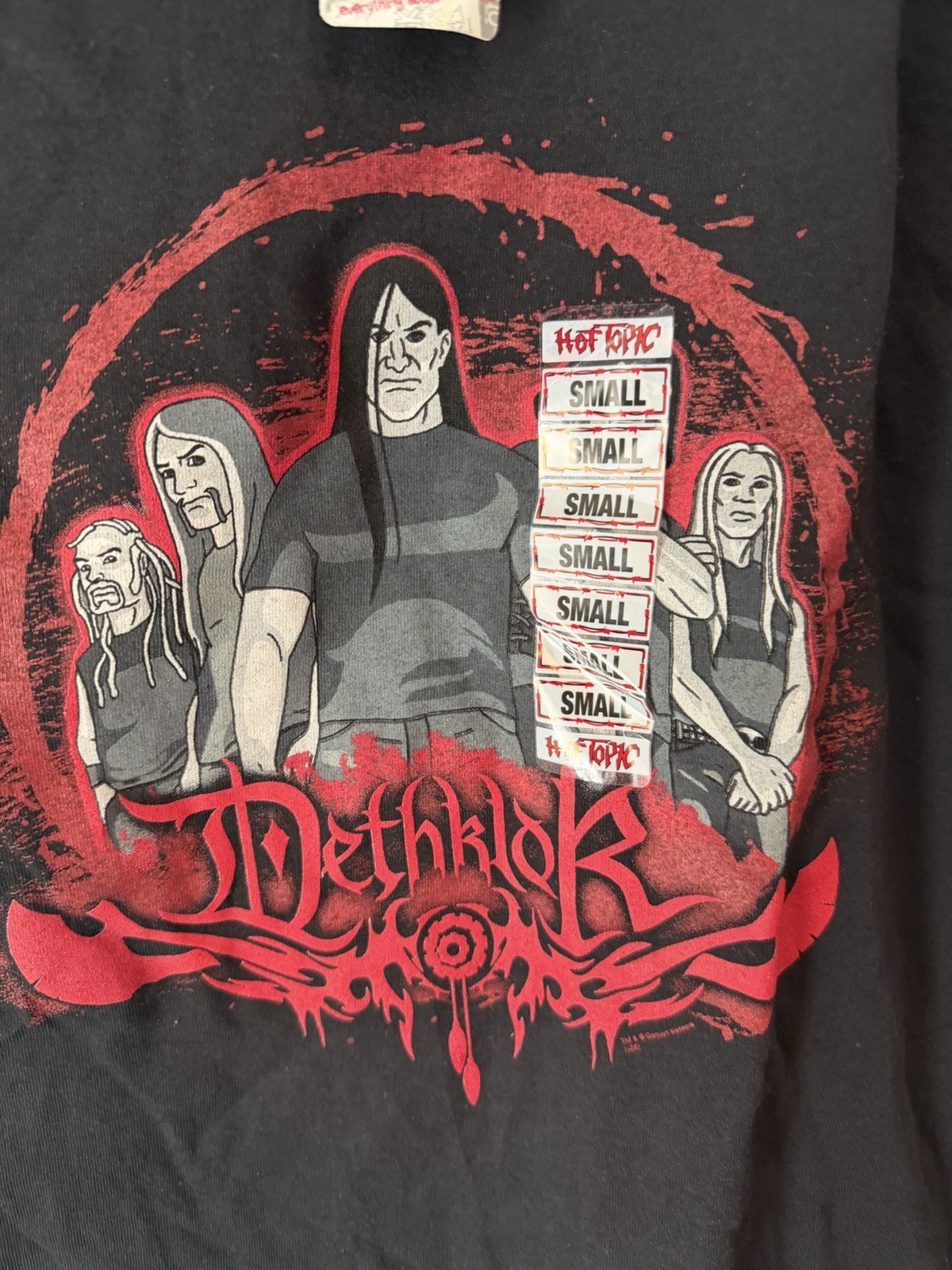 New With Tags 2006 Dethklok Cartoon Network Metalocalypse Tour Shirt Size Small