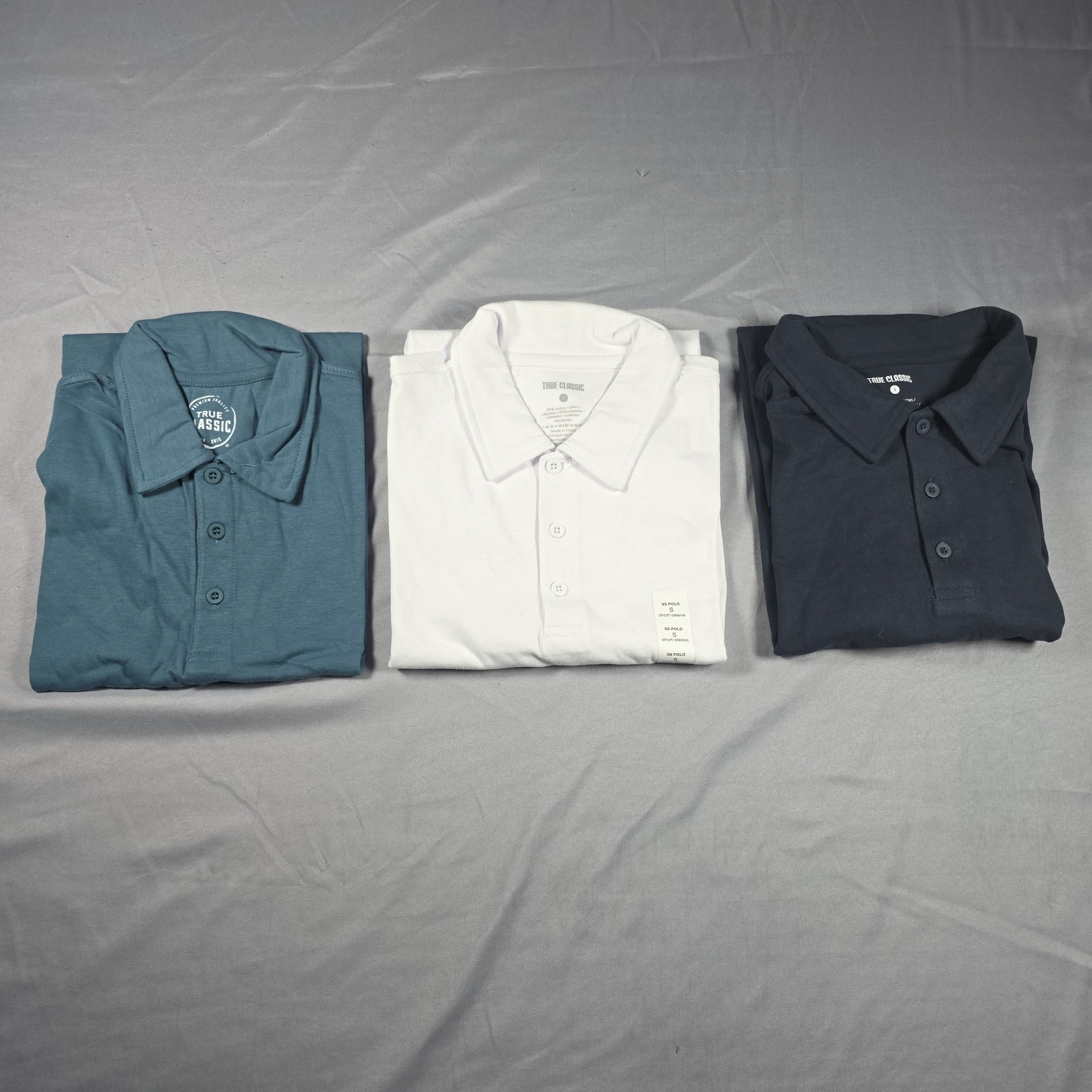 True Classic Polo Small (3 pack) Turquoise, White, Navy
