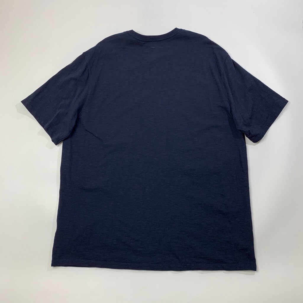 Quince T Shirt Mens 2XL Navy Organic Cotton Slub Crew Neck Short Sleeve Casual