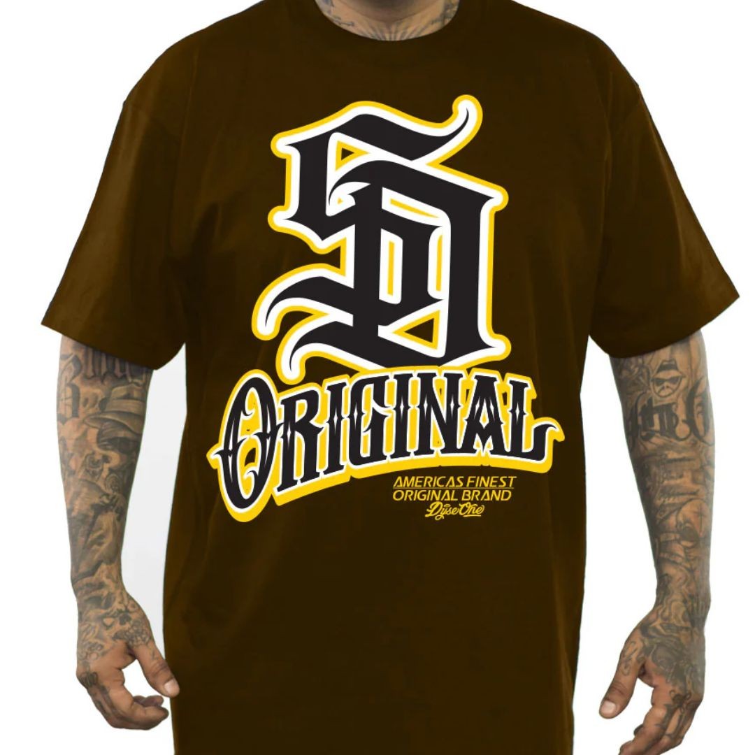 Dyse One OG Classic Short Sleeve T-Shirt Brown