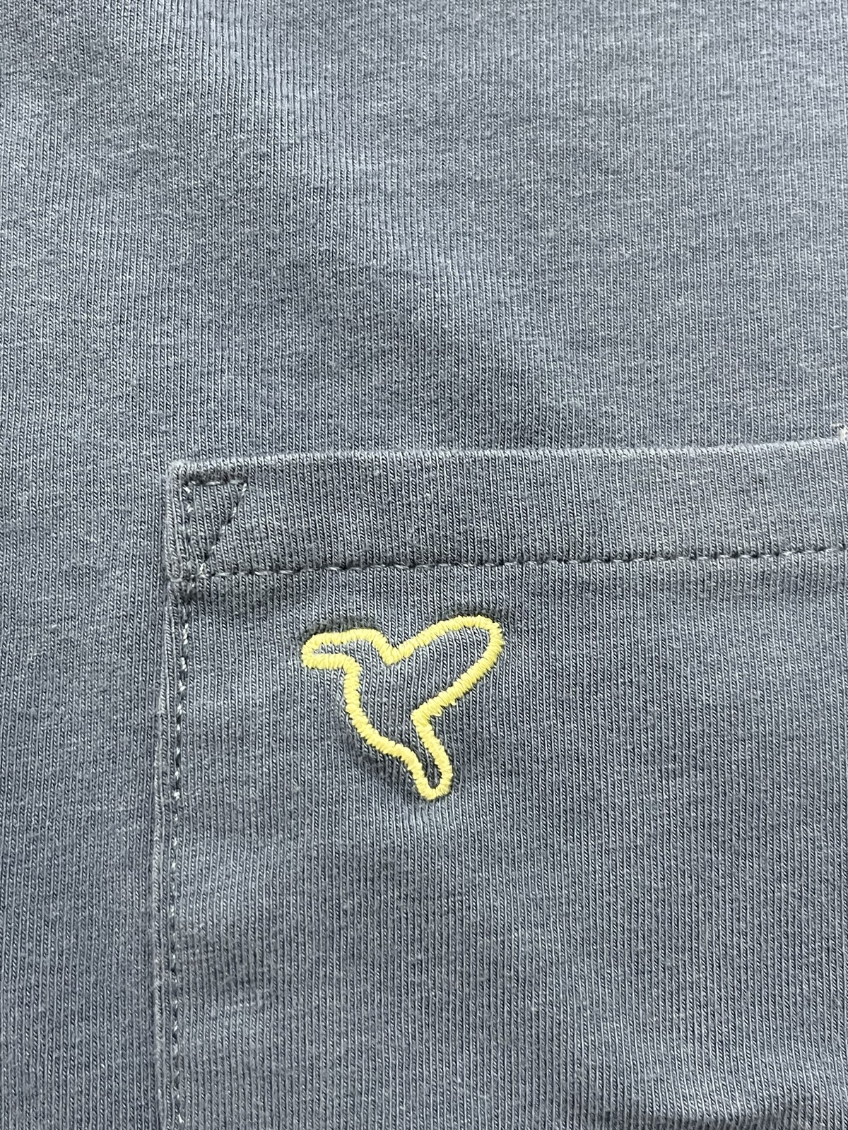 Birddogs Shirt Mens Medium Long Sleeve Pocket Crewneck Casual Embroidered Trim