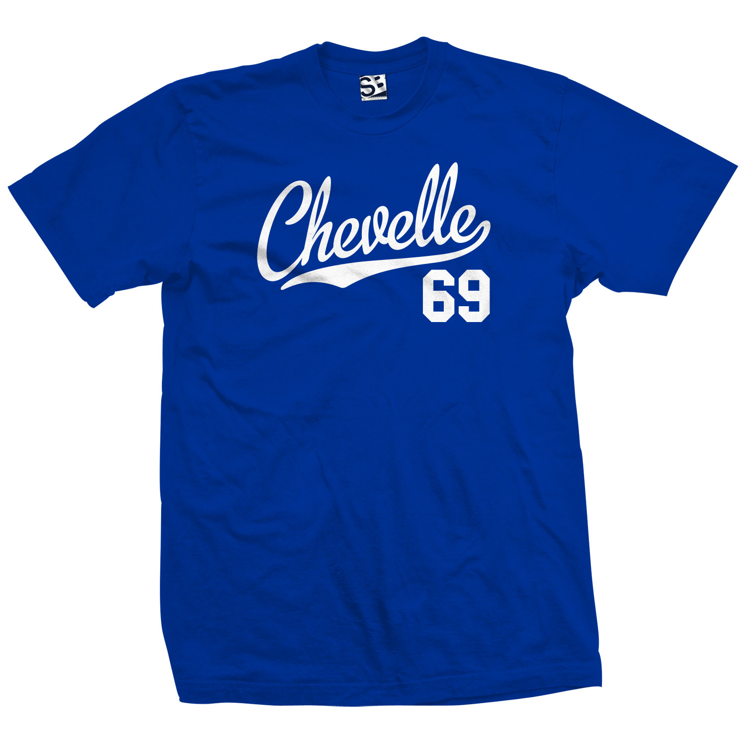 Chevelle 69 Jersey T-Shirt | 1969 Classic SS Muscle Sport Script Mens Tee