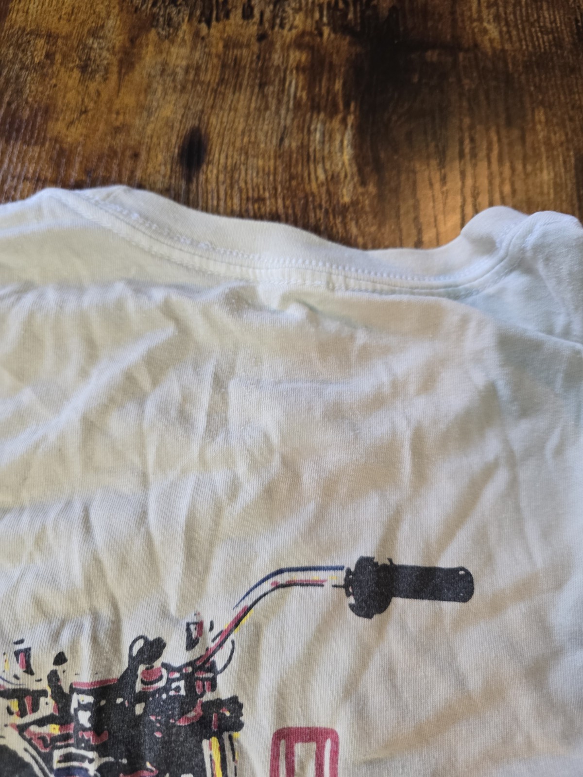 American Flat Tracker White Shirt No Tag A Few Stains Pictured Measurements Pics