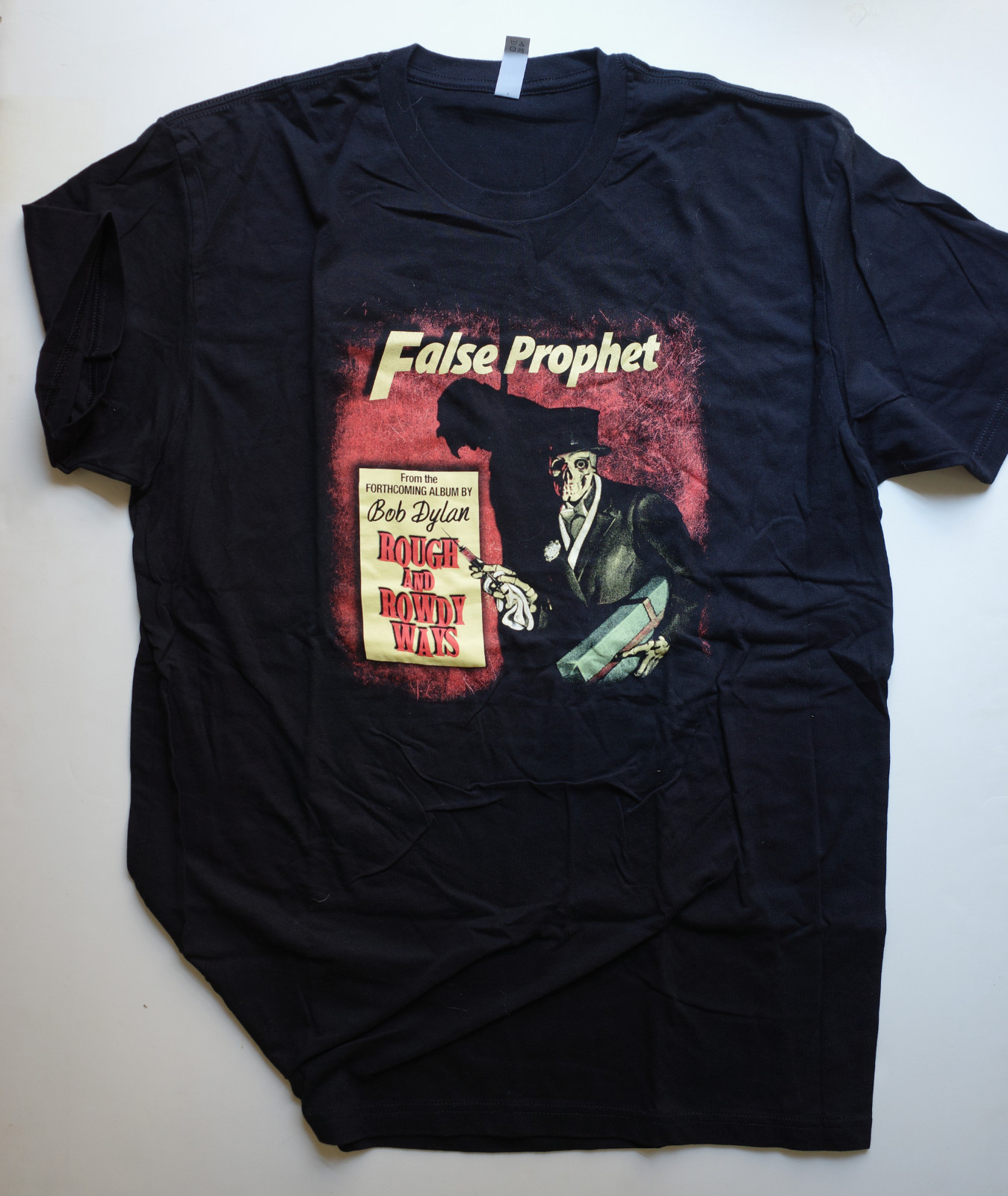 BOB DYLAN False Prophet Rough and Rowdy Ways 2020 Album promo Shirt Size L NWOT