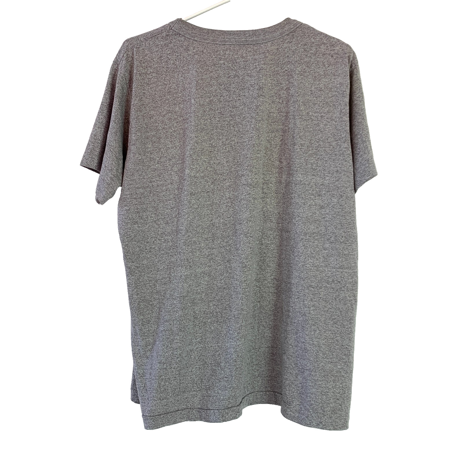 Vintage Army Black Marled Gray Spellout Ringer Tee T-Shirt Shirt Chest 48&Prime;