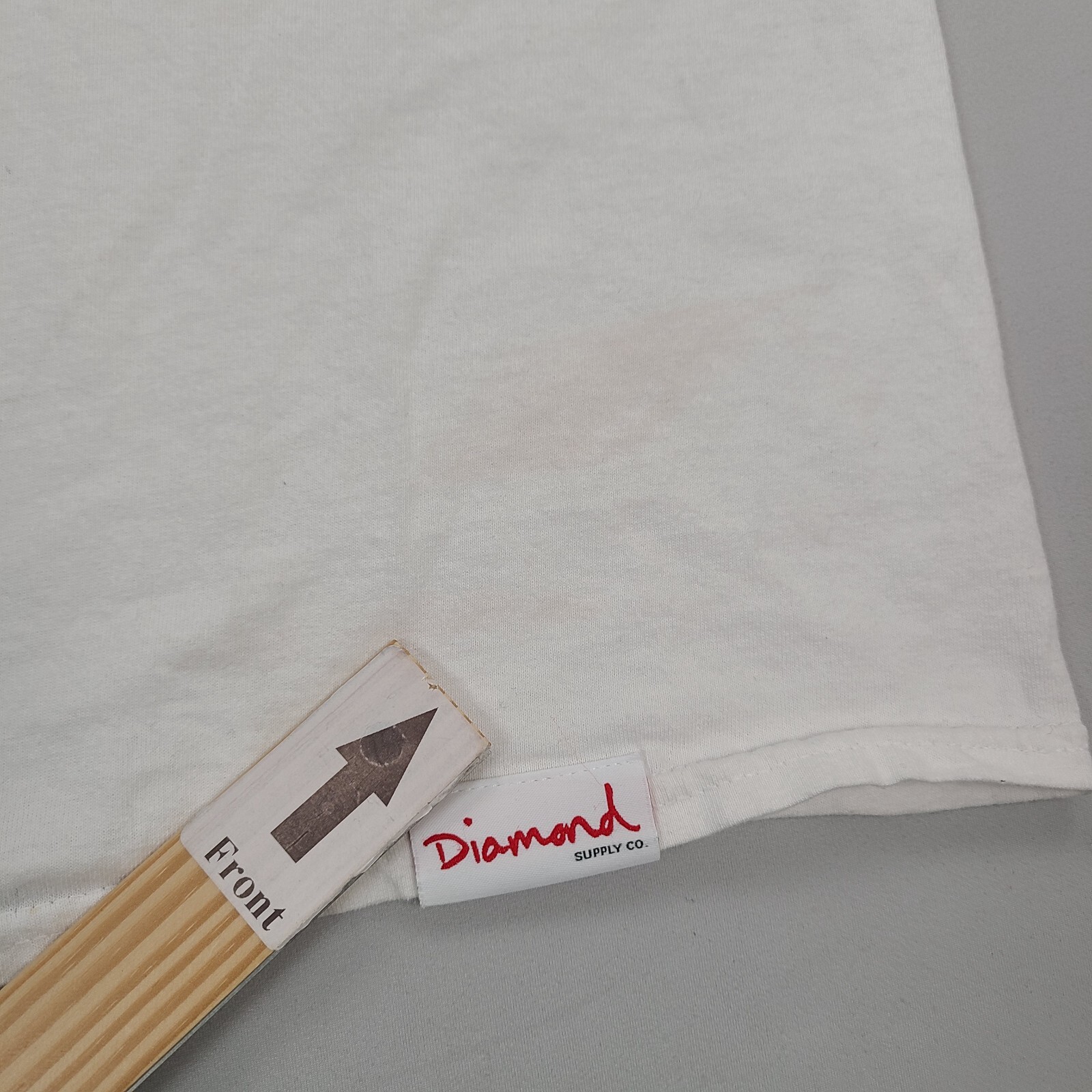 Diamond Shirt Mens 2XL XXL White Comfort Casual Outdoors Stylish Logo
