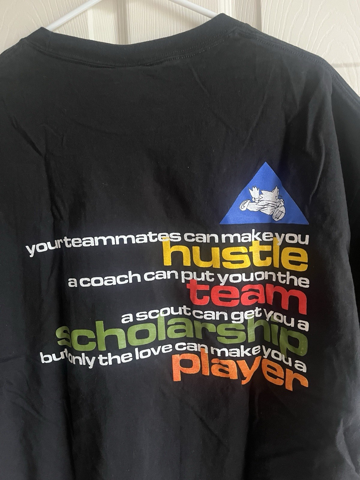 Nike No Routine Football Basketball Pro Combine NYC Men&rsquo;s Shirt Black XL Vintage