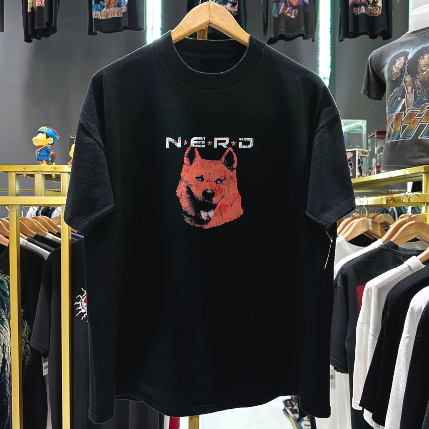 2004 N E R D Fly Or Die Rare T-Shirt Black XL