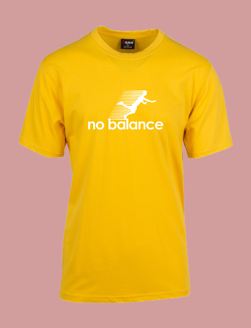 UNISEX MEN WOMENS TEE TSHIRT NO BALANCE FALL OVER RUNING GIFT EXERCISE OUTDOORS